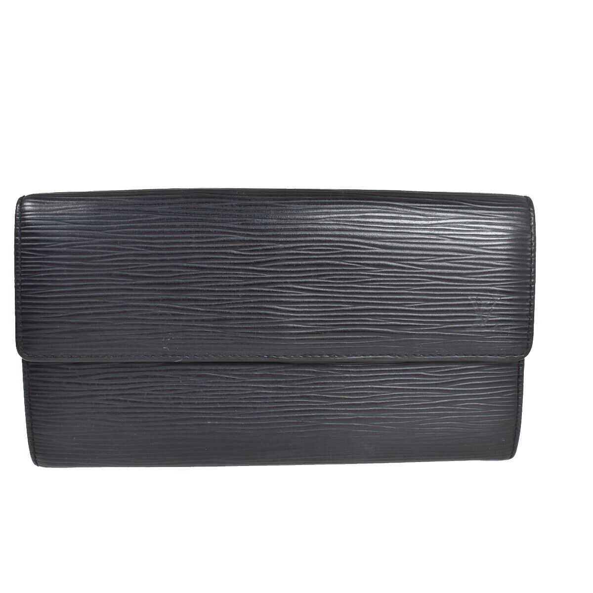 LOUIS VUITTON Porte Monnaie Credit Long Bifold Wallet Epi Leather M63572 04GA668