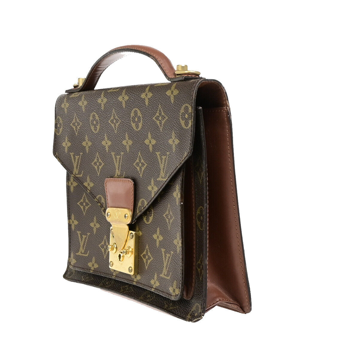 LOUIS VUITTON Monceau 26 2Way Shoulder Hand Bag Monogram Leather M51187 37EB558