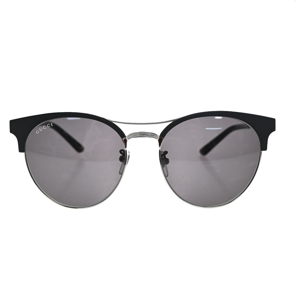 GUCCI Logo GG Folding Sunglasses GG0075SK Eye Were Plastic Metal Black 30KC651