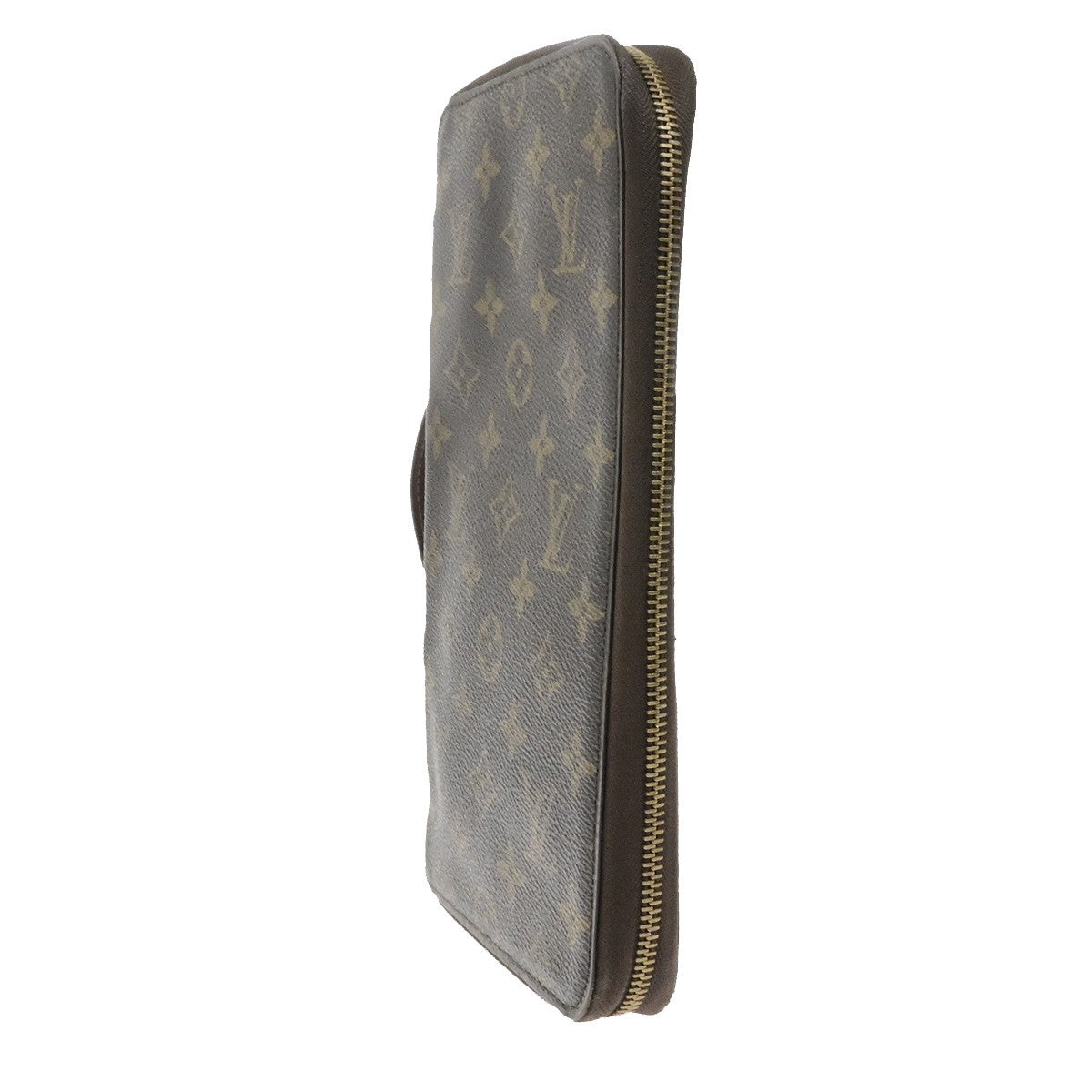 LOUIS VUITTON Poche Escapade Bifold Wallet Monogram Leather Brown M60113 38YH186