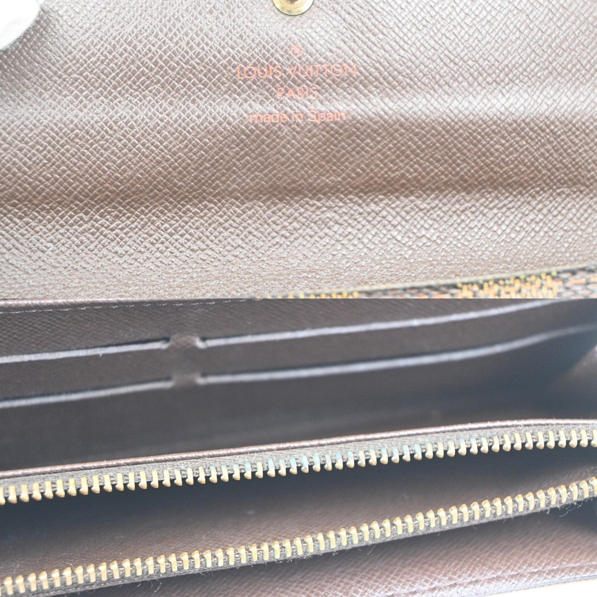 LOUIS VUITTON Porte Monnaie Credit Wallet Damier Ebene Leather BN N61724 02KC719