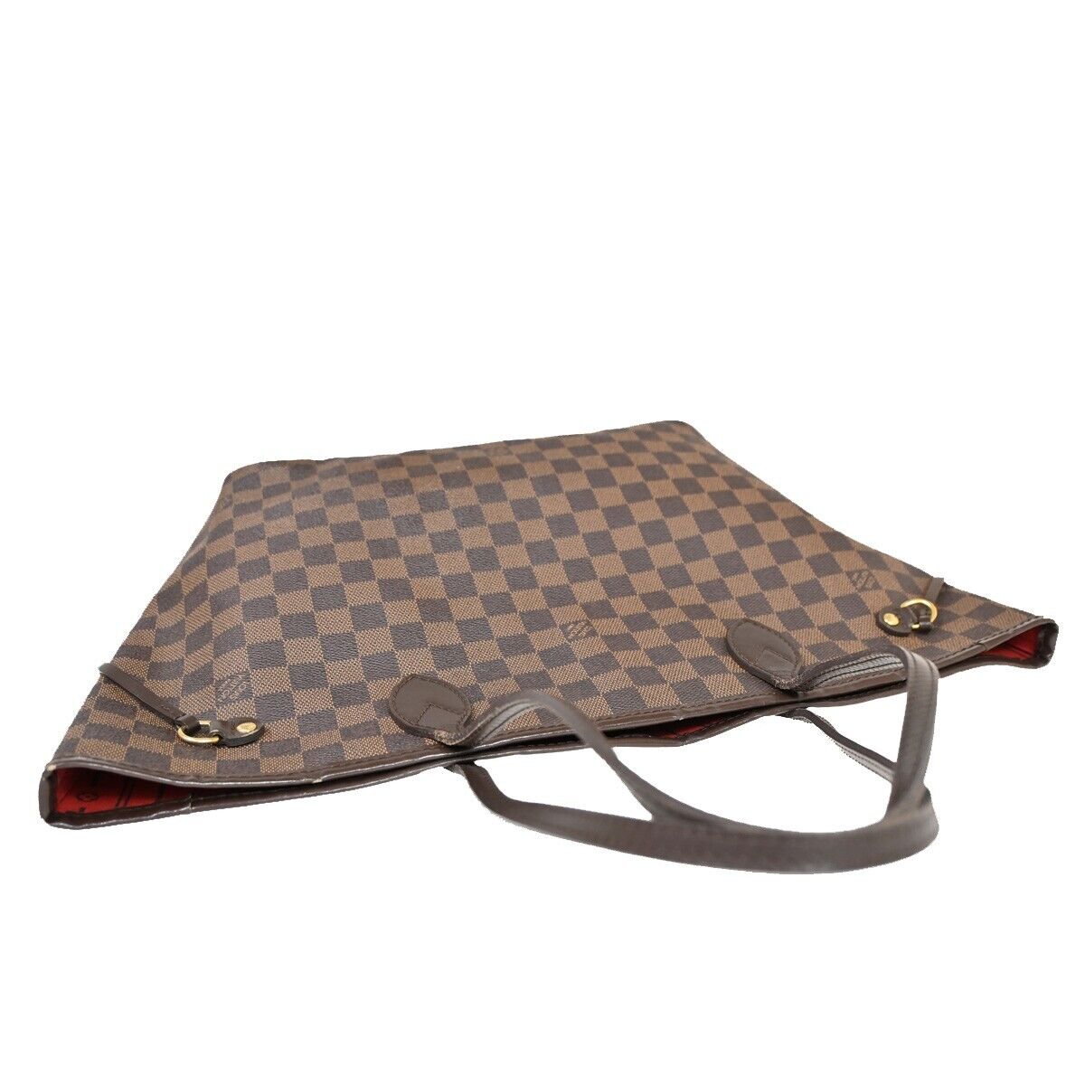 LOUIS VUITTON Neverfull MM Shoulder Bag Damier Ebene Leather BN N51105 23FA323