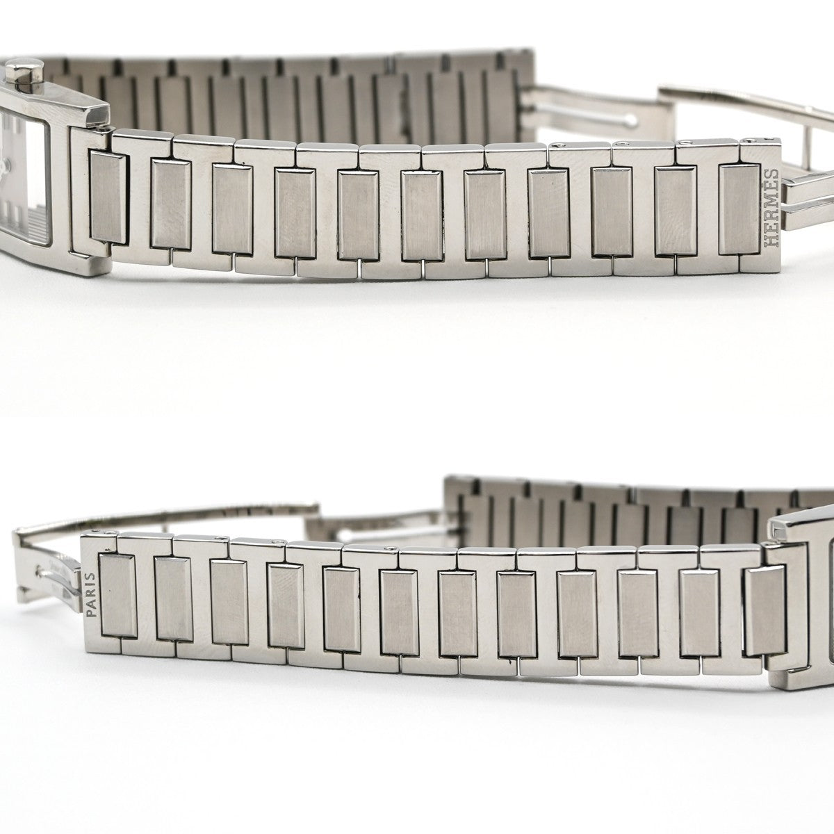 [Near Mint] HERMES Tandem TA1.210 Wrist Watch 19mm Shell Dial Quartz SS 97LC579