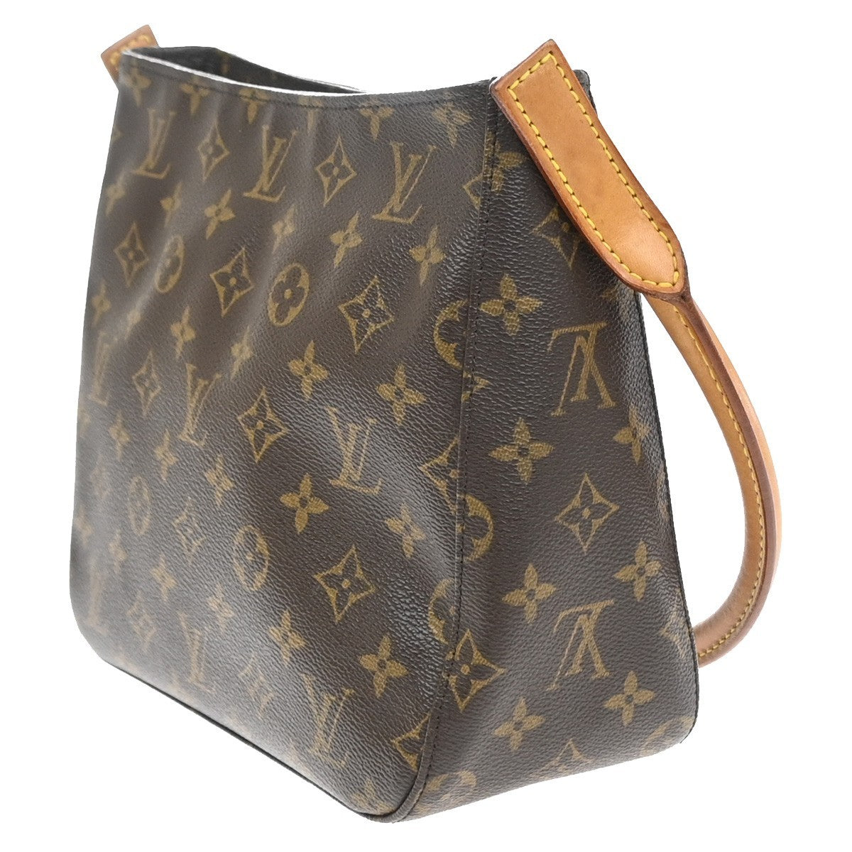LOUIS VUITTON Looping MM Shoulder Bag Monogram Leather BN USA M51146 22YJ209