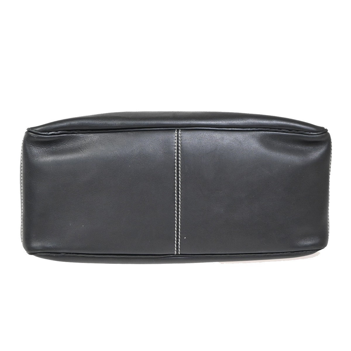 CELINE Logo Boogie Hand Bag Leather Black GHW Italy 80EG378