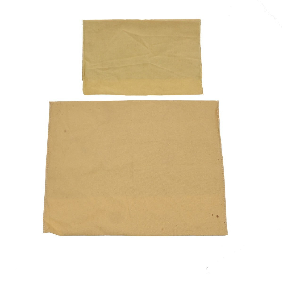 LOUIS VUITTON Logo 10 Set Dust Bag Drawstring Canvas Cotton Beige Brown 09FB552