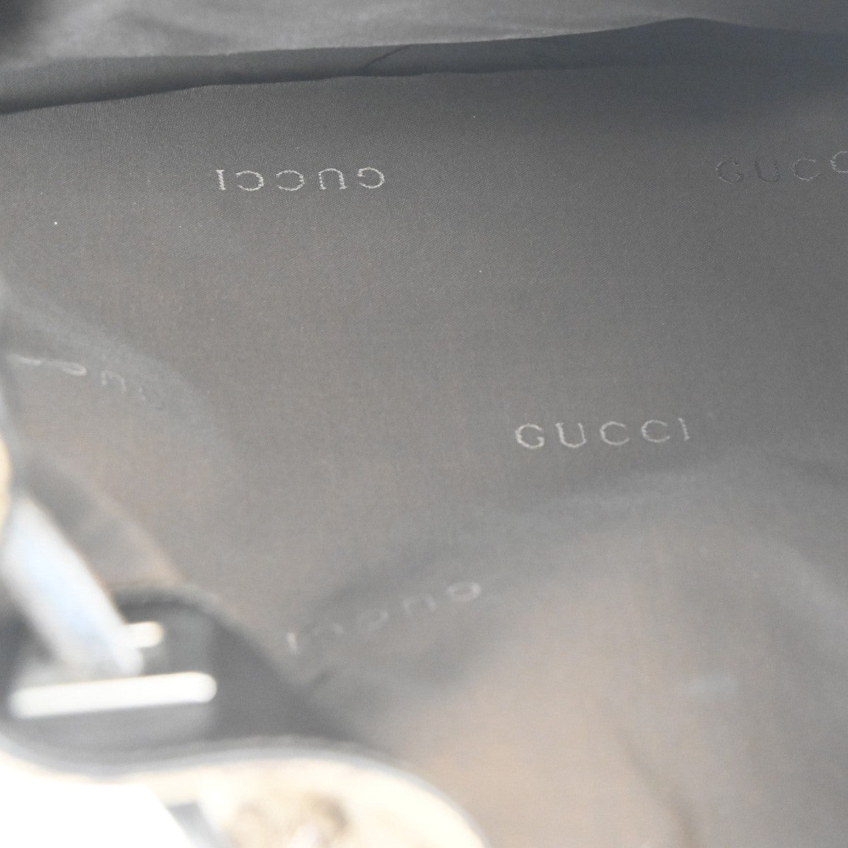 GUCCI GG Logo Backpack Canvas Leather  Brown Italy SHW 35KB706
