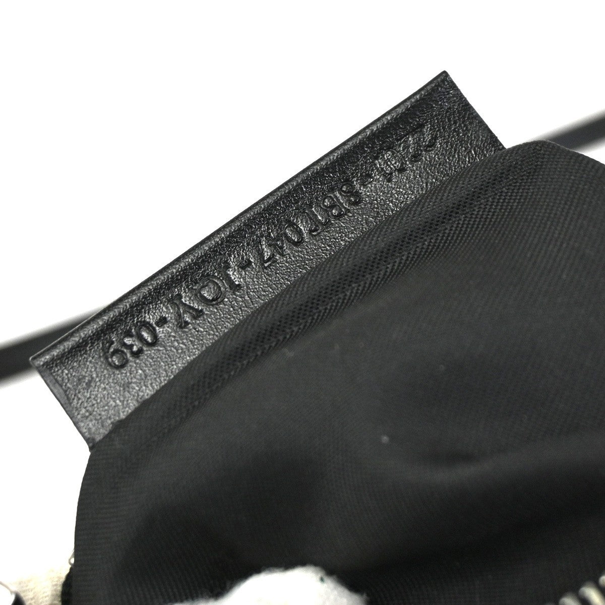 FENDI Logo Zucchino Mini Shoulder Bag Canvas Leather Black SHW Italy 79YH962