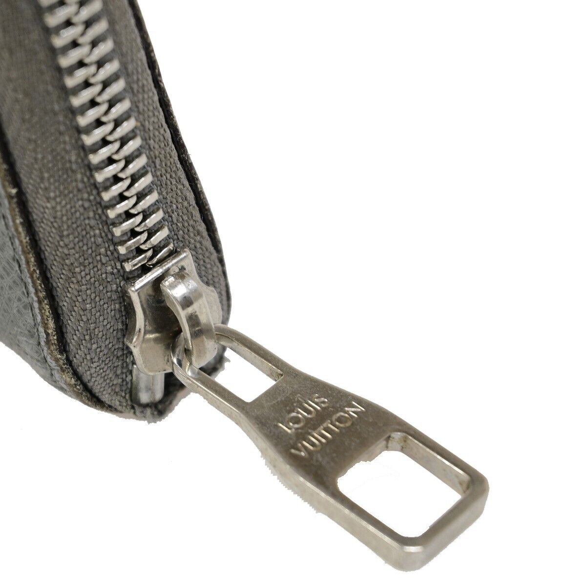 LOUIS VUITTON Long Zippy Wallet Vertical Wallet Taiga Gray Spain M32601 02KA292