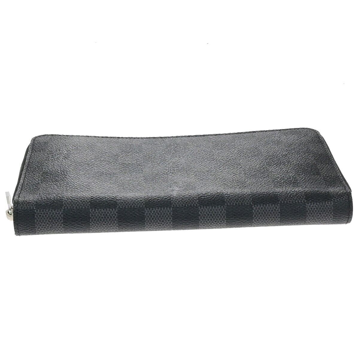 LOUIS VUITTON Zippy Organizer Long Bifold Wallet Damier Graphite N63077 14ED888