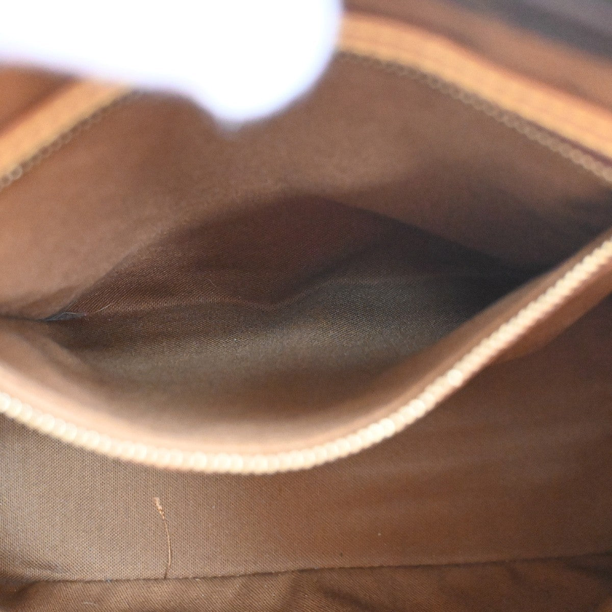 LOUIS VUITTON Cabas Piano Shoulder Bag Monogram Leather Brown M51148 71SA140