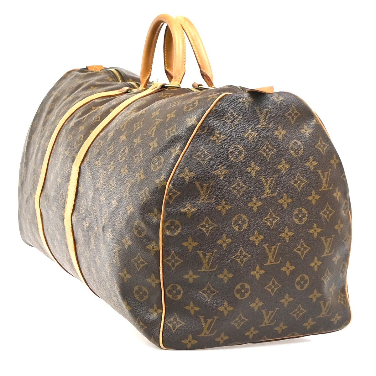 LOUIS VUITTON Keepall 60 Travel Hand Bag Monogram Leather Brown M41422 72YH893