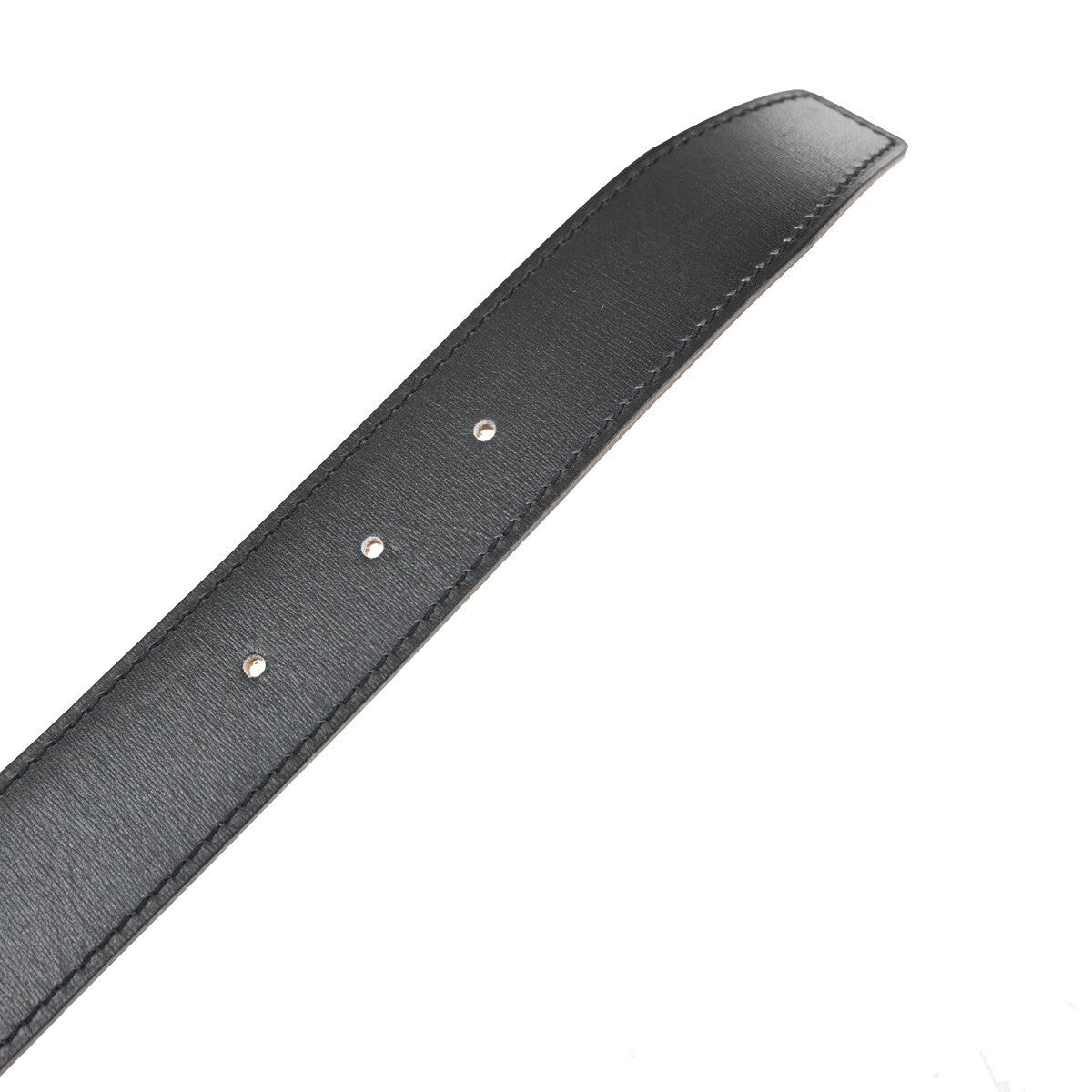 HERMES Constance H Logo Reversible Buckle Belt Leather Size 70 BK BN GHW 70RL196