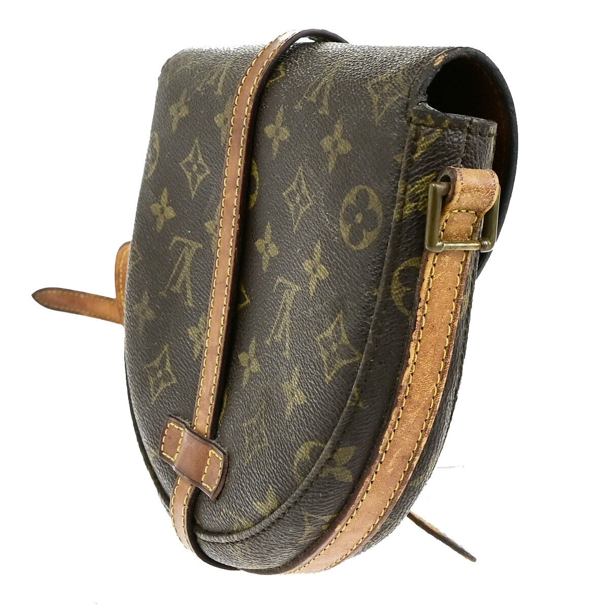 LOUIS VUITTON Chantilly PM Shoulder Bag Monogram Leather Brown M51234 60YG608