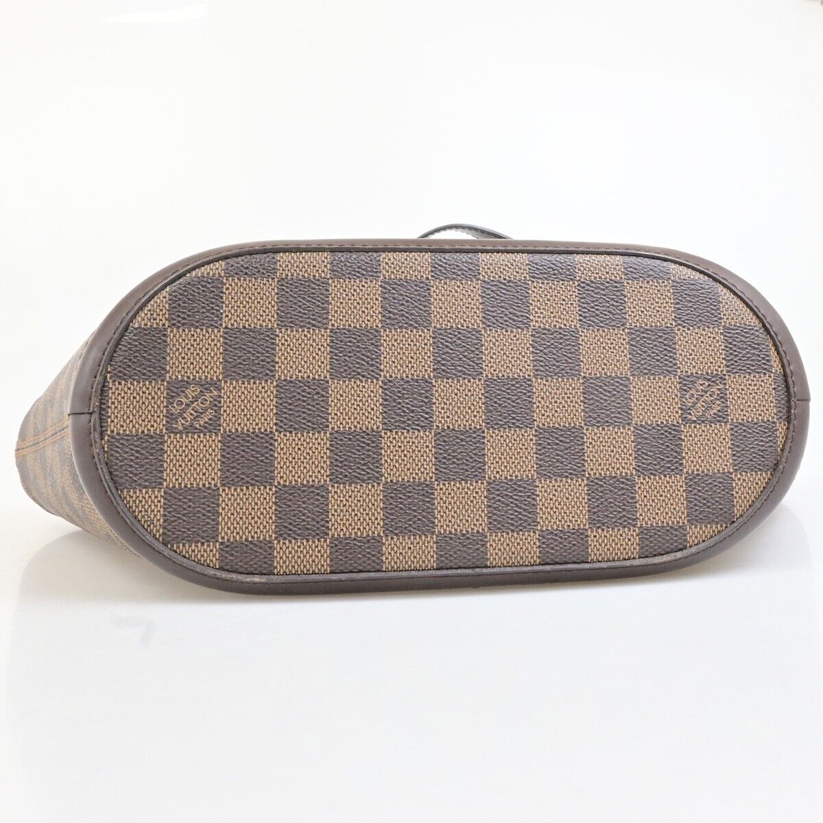 LOUIS VUITTON Manosque PM Shoulder Tote Bag Damier Leather Brown N51121 91FB498