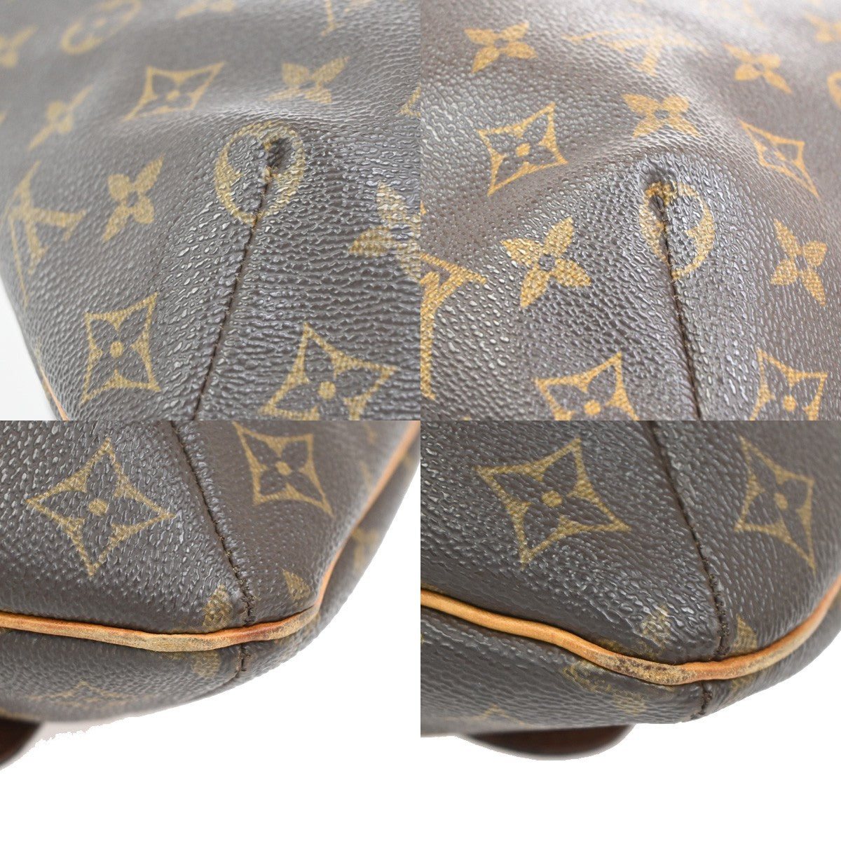 LOUIS VUITTON Musette Shoulder Bag Monogram Leather Brown France M51256 70KC930