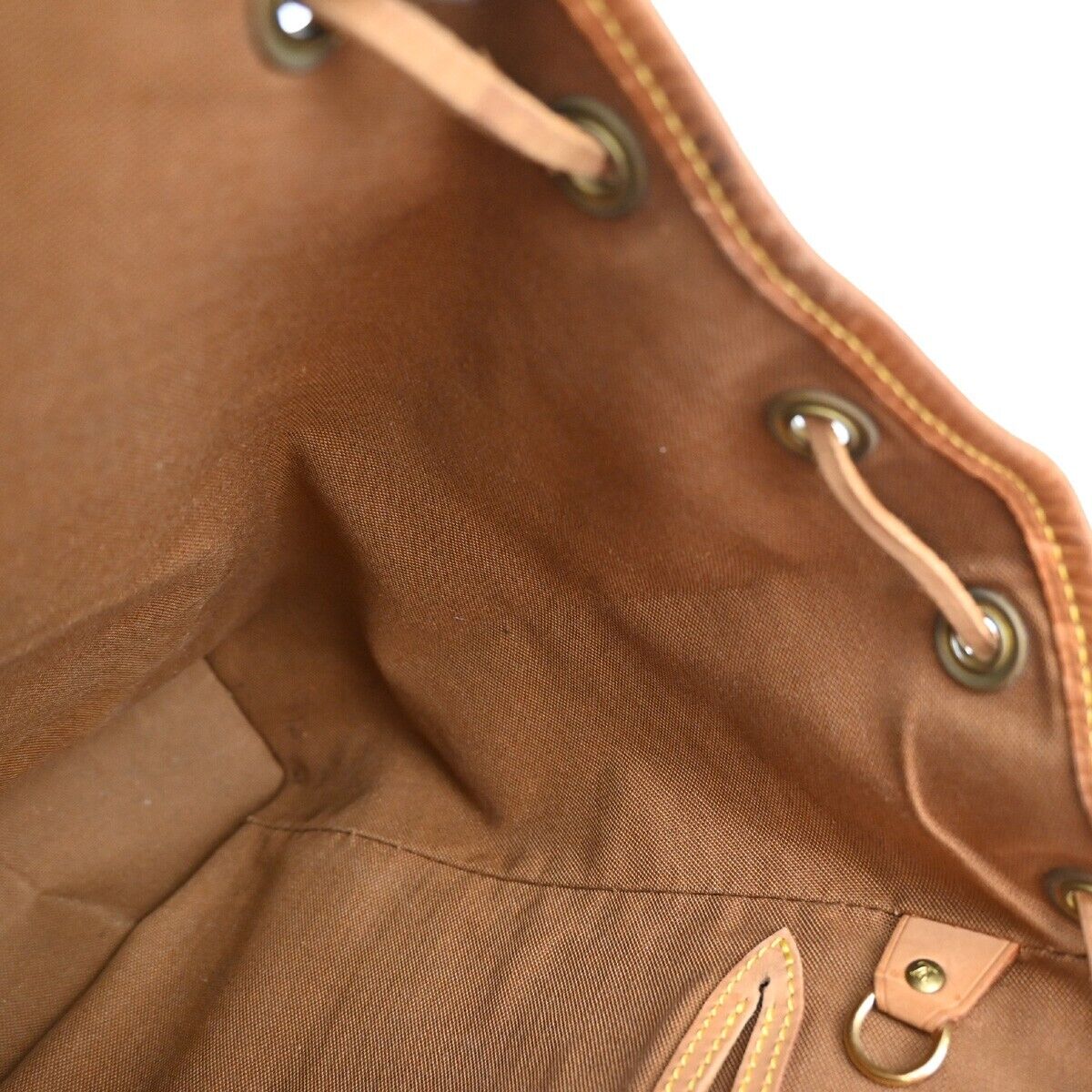 LOUIS VUITTON Montsouris MM Backpack Bag Monogram Leather Brown M51136 79FA413