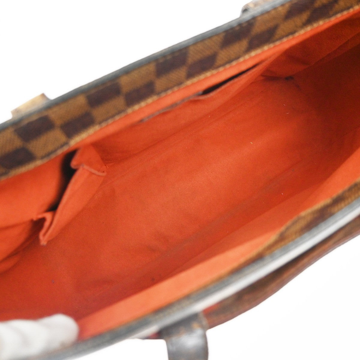 LOUIS VUITTON Parioli PM Shoulder Bag Damier Ebene Leather Brown N51123 32KC781
