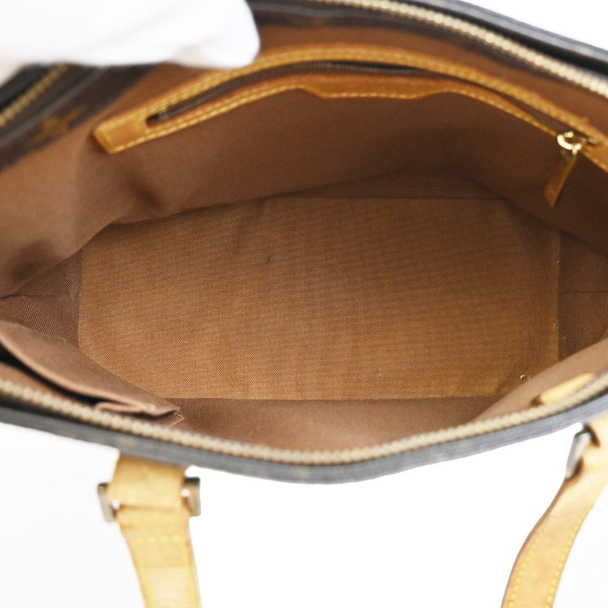 LOUIS VUITTON Cabas Piano Shoulder Bag Monogram Leather Brown M51148 10EE289
