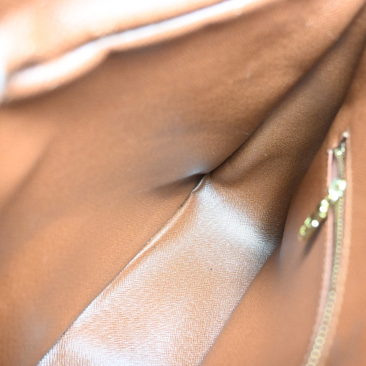 LOUIS VUITTON Boulogne 30 Shoulder Bag Monogram Leather Brown M51265 18KP009
