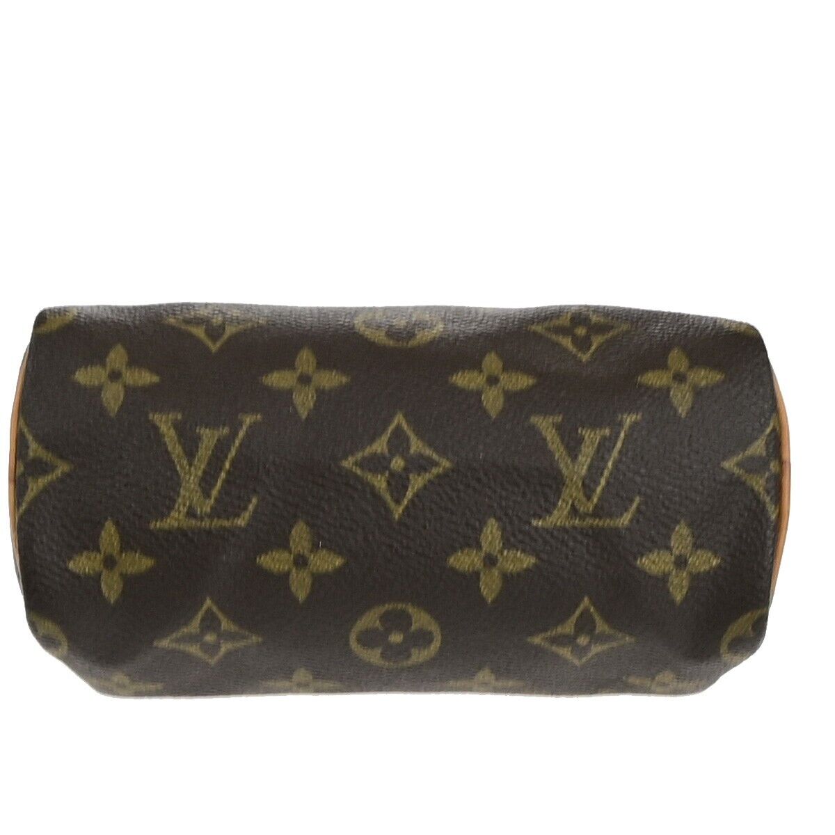 LOUIS VUITTON Mini Speedy Hand Bag Monogram Leather Brown France M41534 79EC996