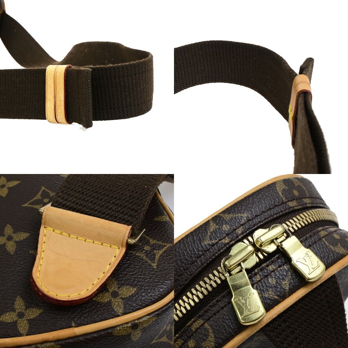 LOUIS VUITTON Pochette Gange Shoulder Bag Monogram Brown Spain M51870 52ED491