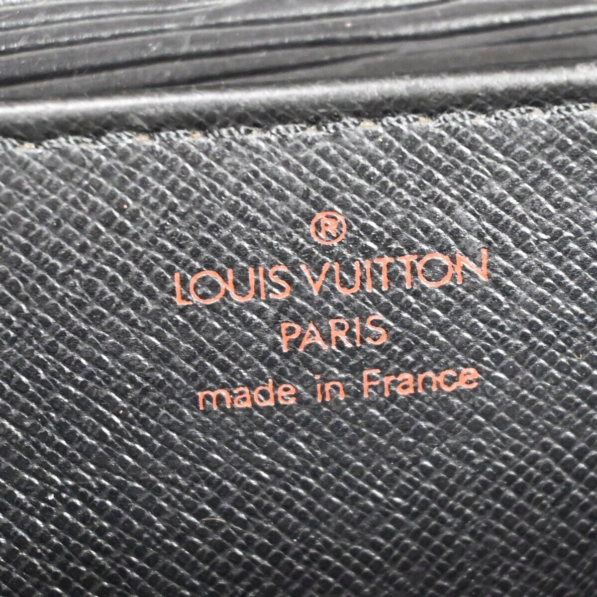 LOUIS VUITTON Serviette Conseiller Hand Bag Epi Leather Black M54422 65SH389