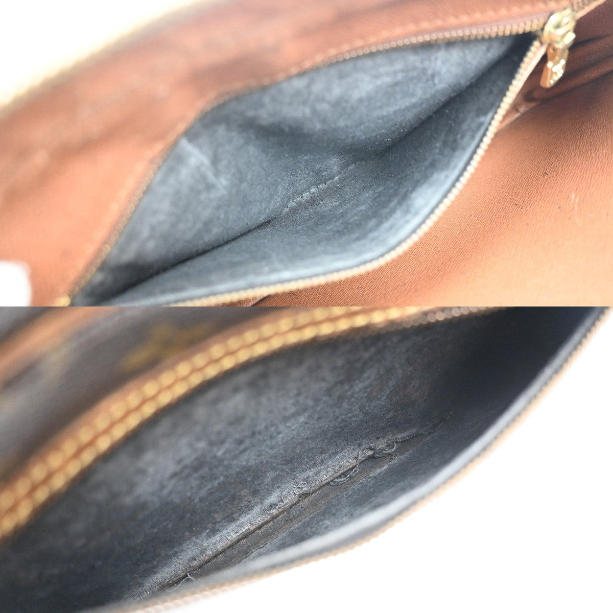 LOUIS VUITTON Marly Dragonne GM Clutch Hand Bag Monogram Brown M51825 02MA540