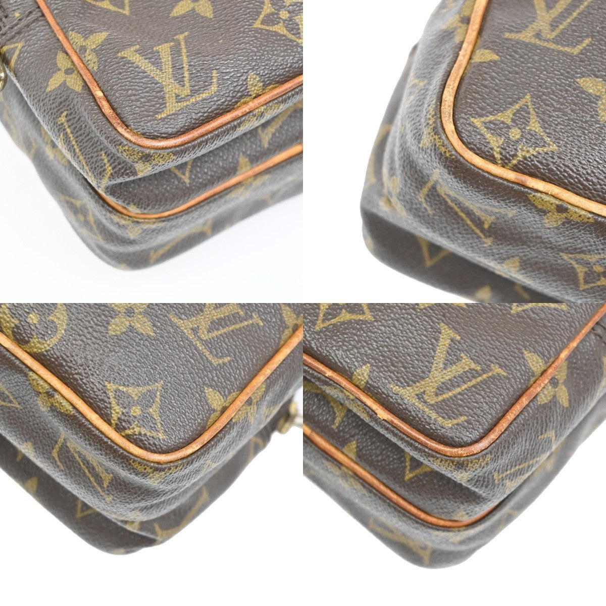 LOUIS VUITTON Mini Amazon Shoulder Bag Monogram Leather Brown M45238 33KC460