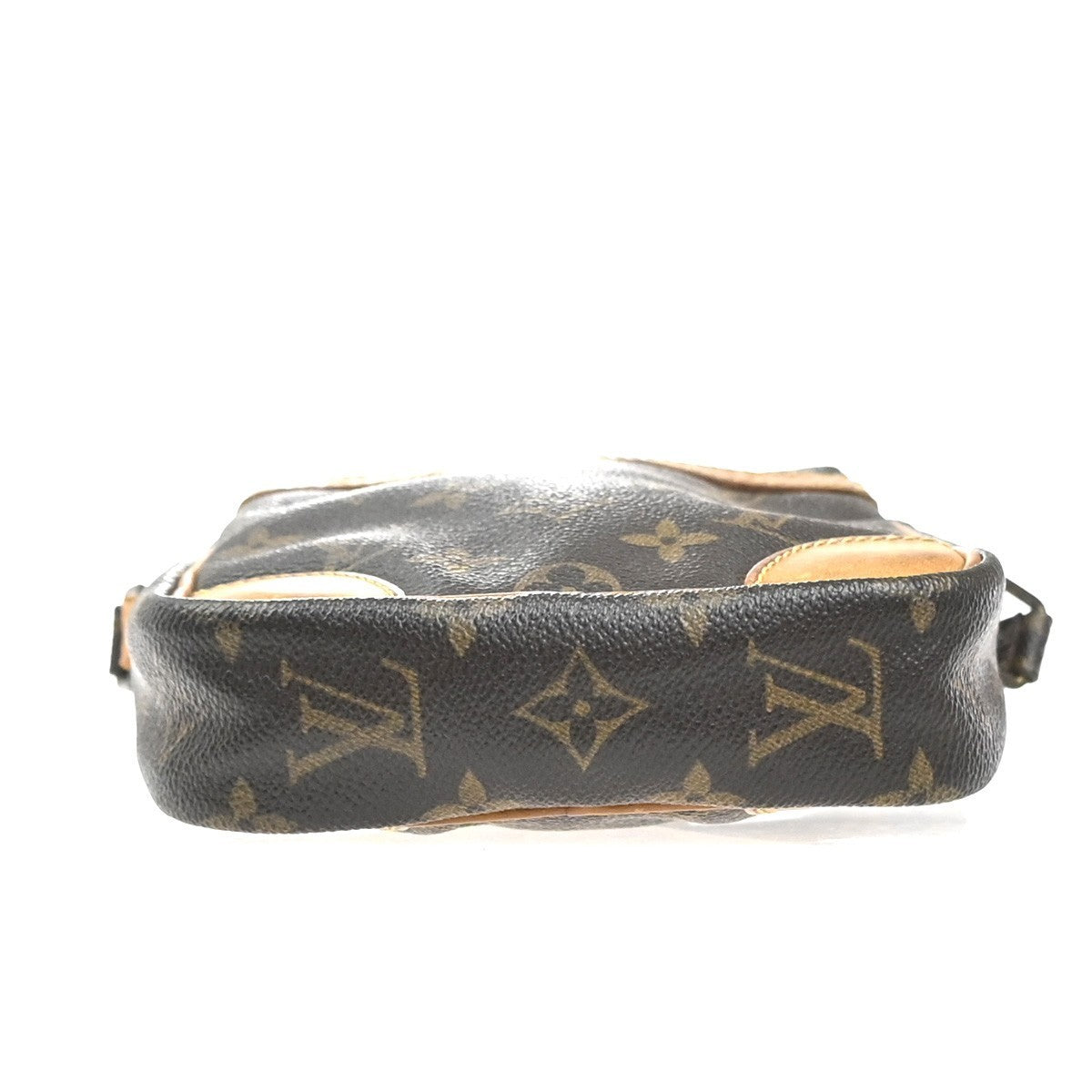 LOUIS VUITTON Danube Shoulder Bag Monogram Leather Brown France M45266 31KP356