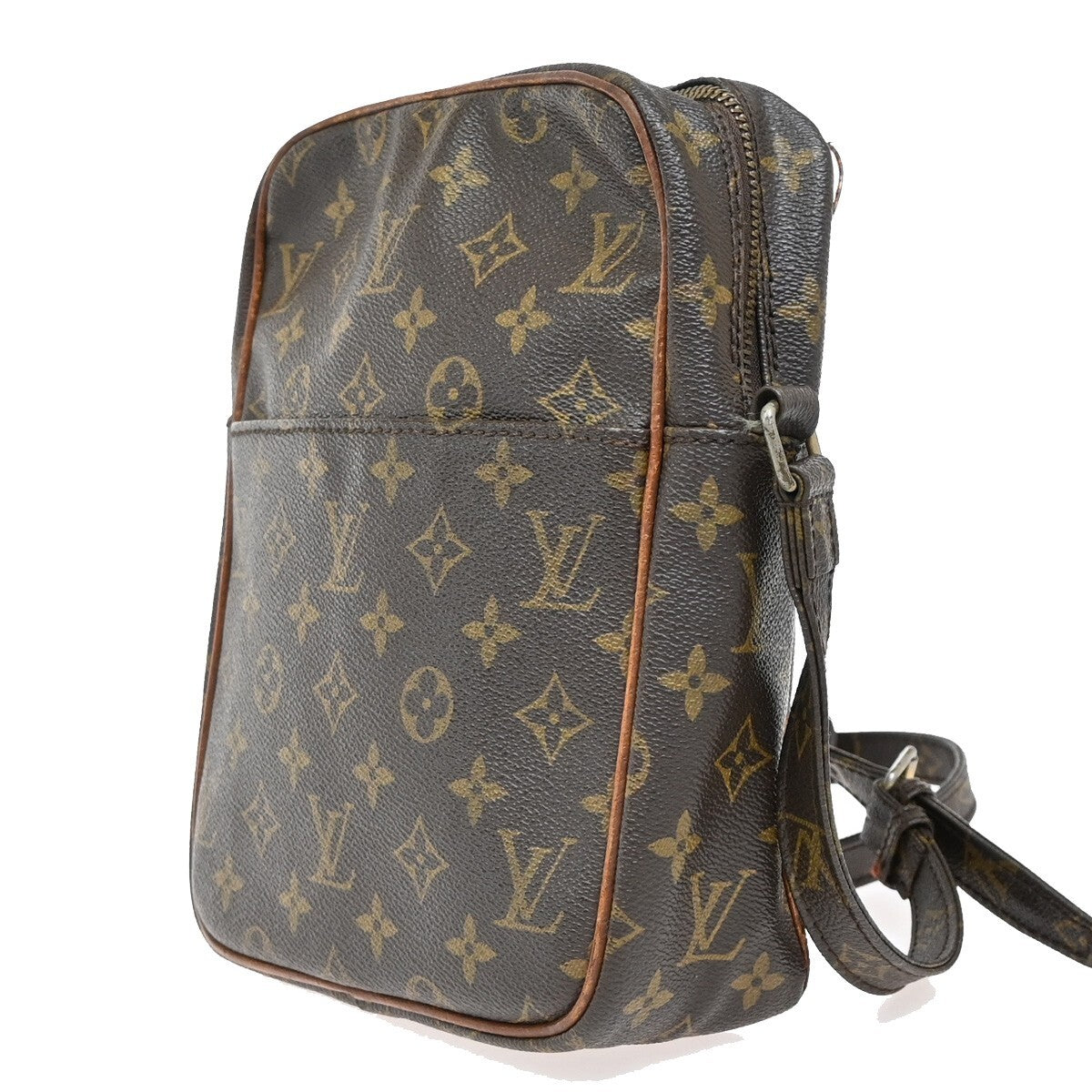 LOUIS VUITTON Petit Marceau Shoulder Bag Monogram Leather Brown M40264 62EE313
