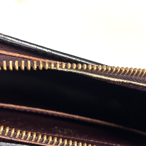 LOUIS VUITTON Baikal Clutch Hand Bag Taiga Leather Acajou France M30186 02MA157