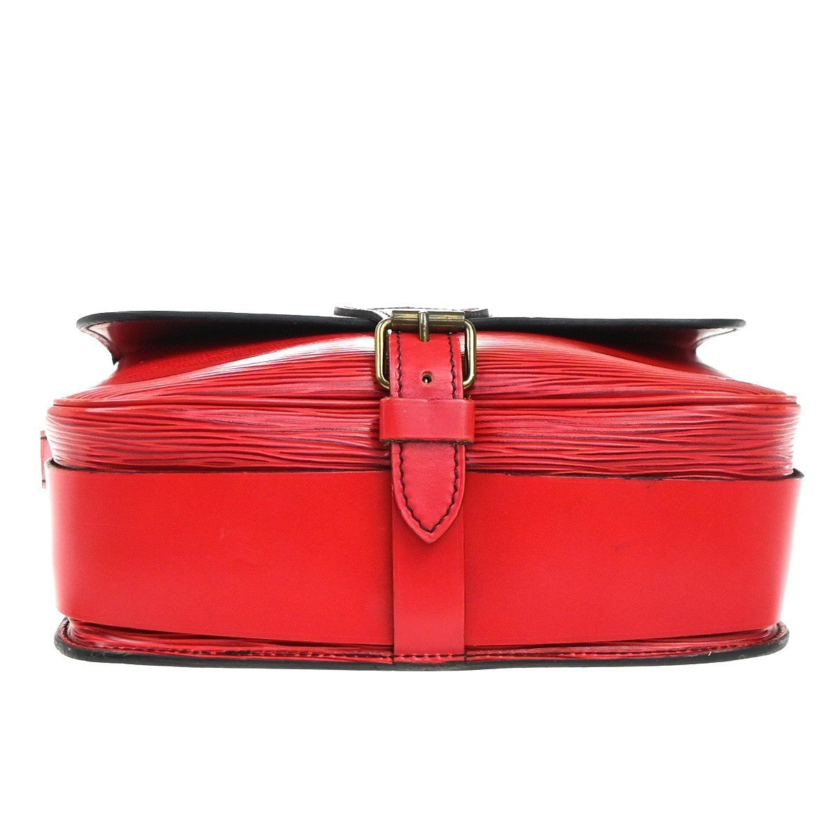 LOUIS VUITTON LV Cartouchiere MM Shoulder Bag Epi Leather Red M52247 83KP434