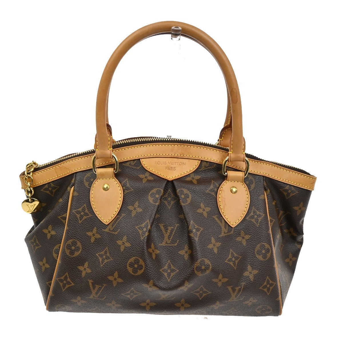 LOUIS VUITTON Tivoli PM Hand Bag Monogram Leather Brown France M40143 43RL574