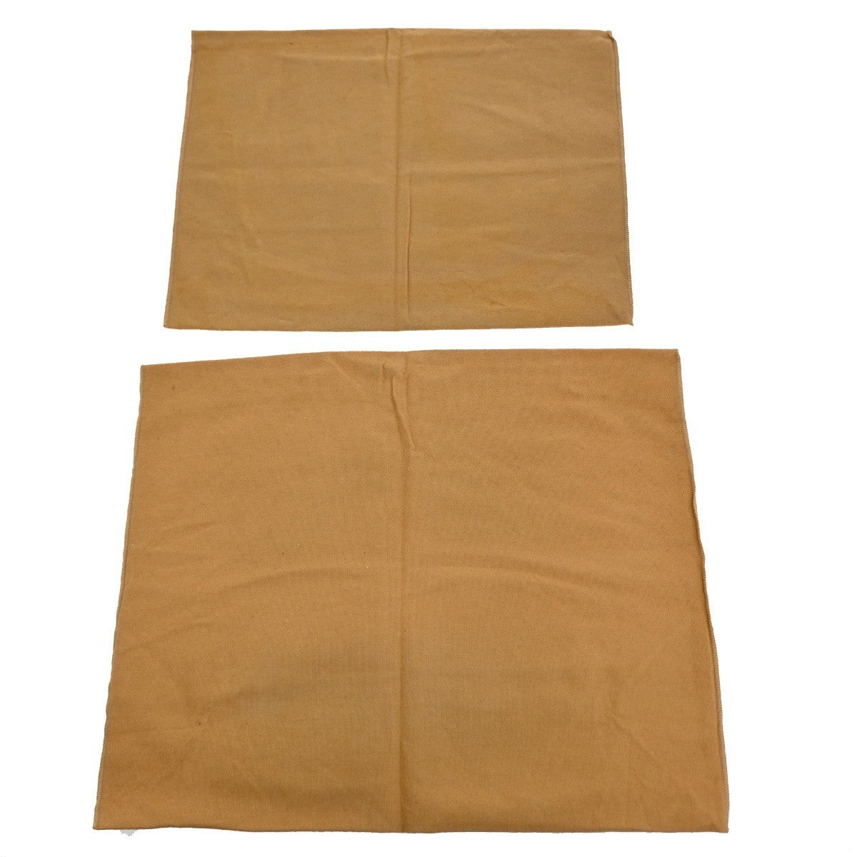 LOUIS VUITTON Logo 10 Set Dust Bag Drawstring Canvas Cotton Beige Brown 03KB838