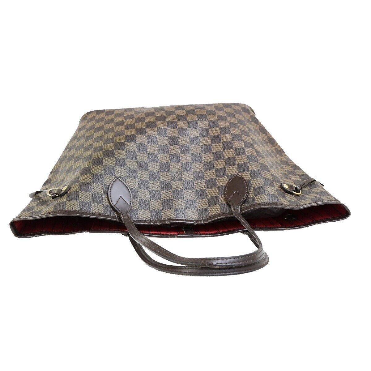 LOUIS VUITTON Neverfull MM Shoulder Bag Damier Ebene Leather BN N41358 99EC925