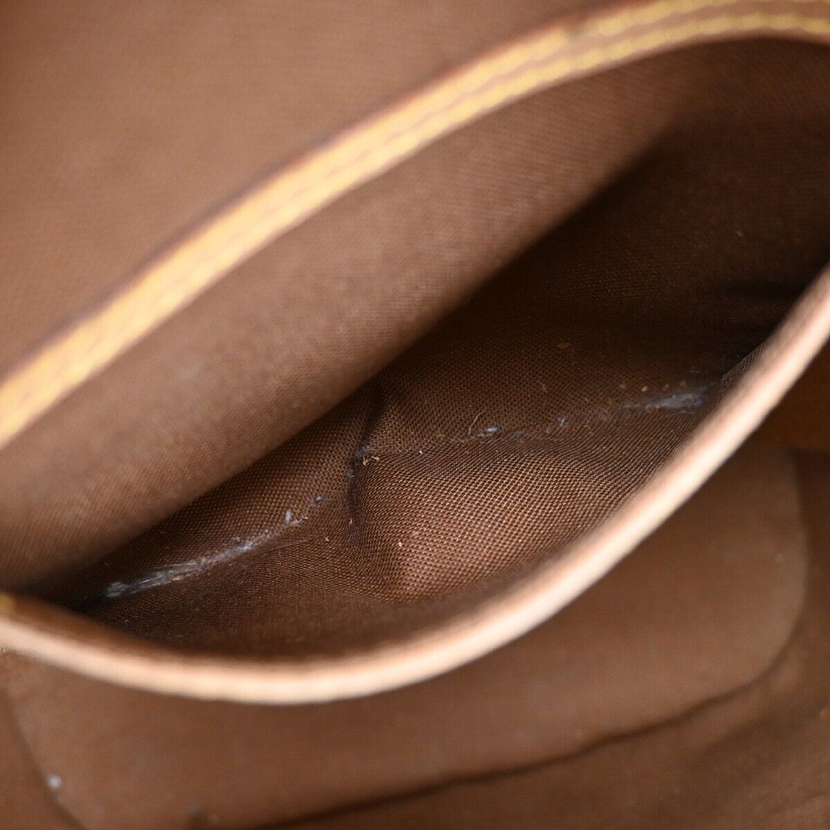 LOUIS VUITTON Montsouris MM Backpack Bag Monogram Leather Brown M51136 13SH732