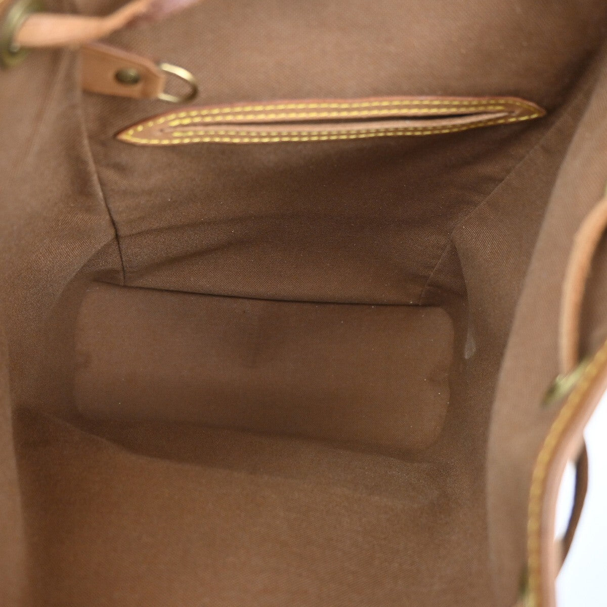 LOUIS VUITTON Montsouris MM Backpack Bag Monogram Leather Brown M51136 97EE233