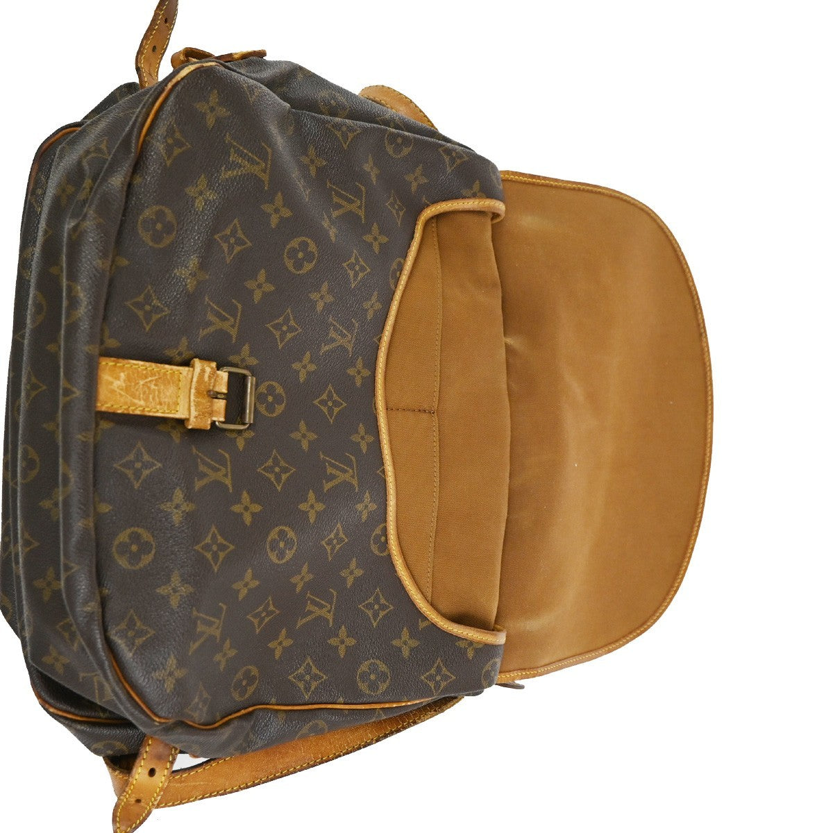 LOUIS VUITTON Saumur 35 Shoulder Bag Monogram Leather BN France M42254 65TA681
