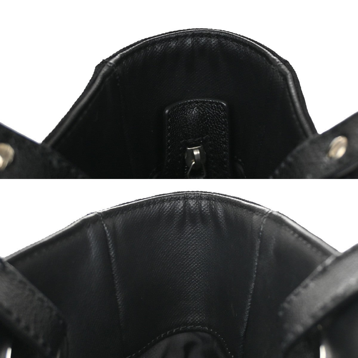 CHANEL CC Paris Biarritz PM Shoulder Bag Coating Canvas Leather BK SHW 674RL562