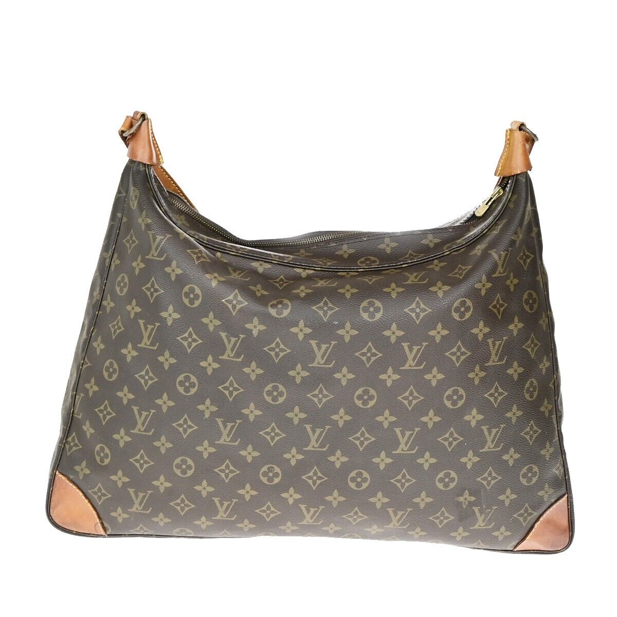 LOUIS VUITTON Boulogne 50 Shoulder Bag Monogram Leather Brown M51114 30EC894