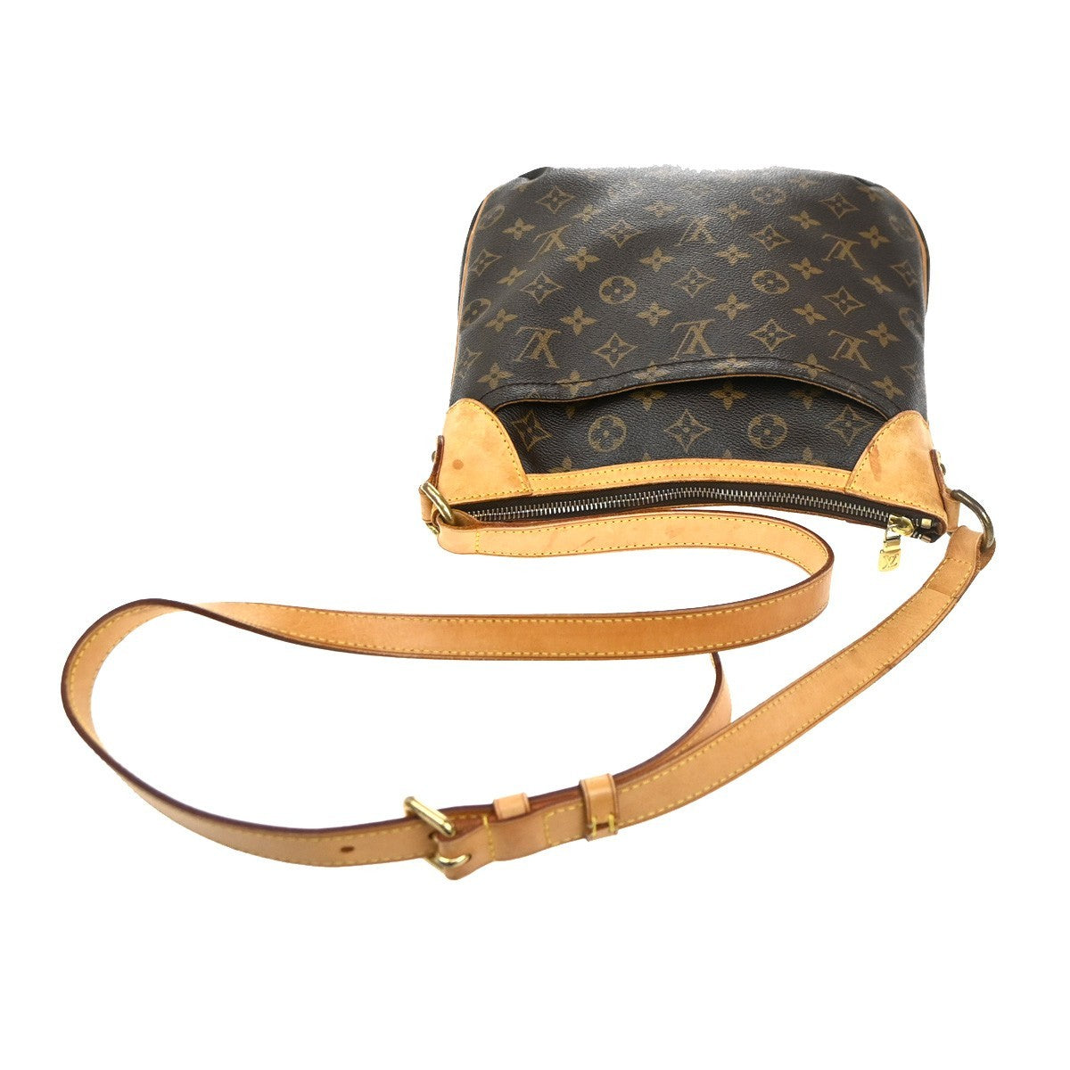 LOUIS VUITTON Odeon PM Shoulder Bag Monogram Leather Brown Spain M56390 22MA158