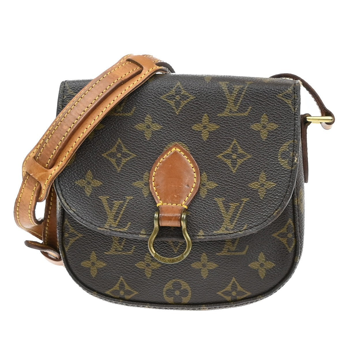 LOUIS VUITTON Mini Saint Cloud Shoulder Bag Monogram Leather BN M51244 32KB301