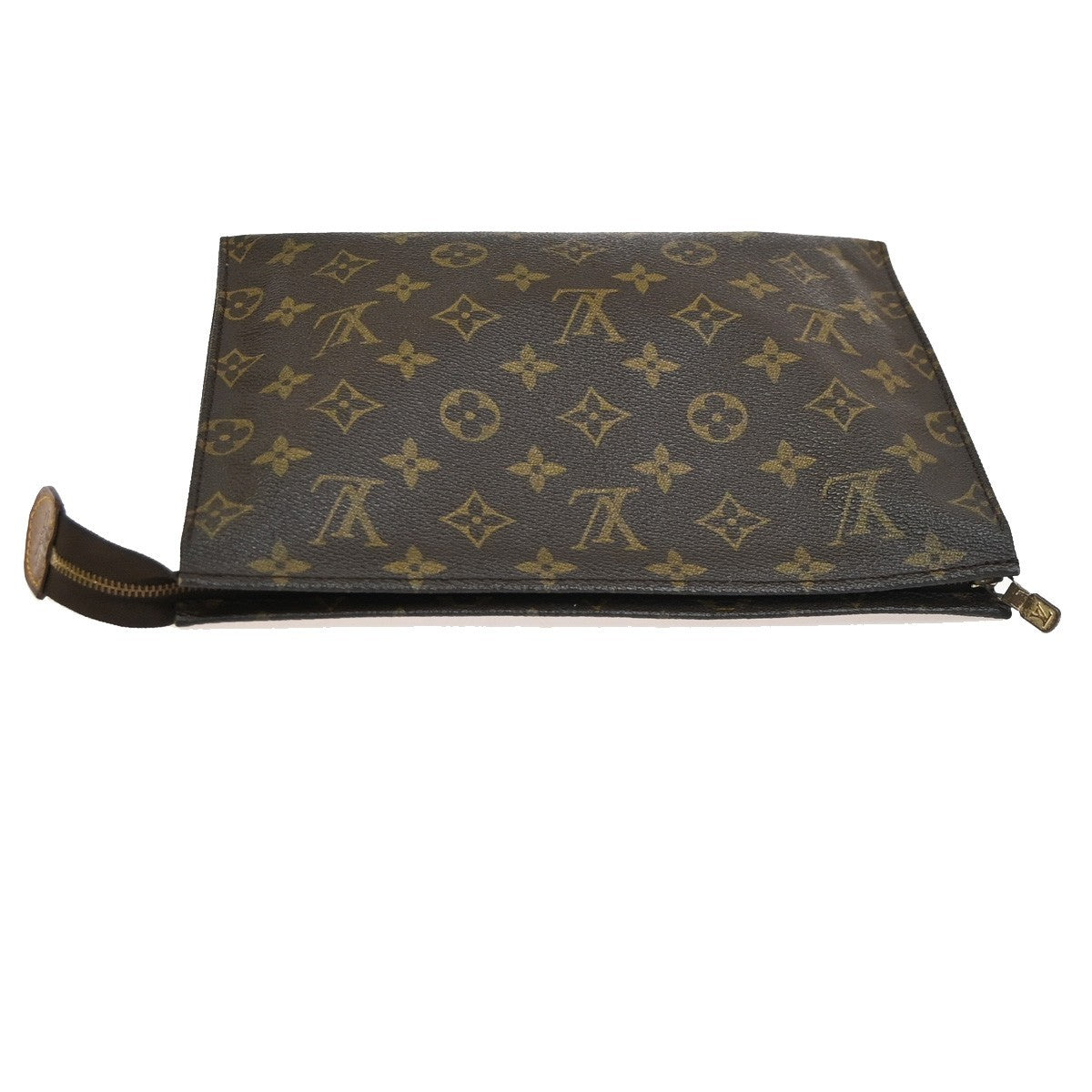 LOUIS VUITTON Poche Toilette 26 Clutch Pouch Bag Monogram Leather M47542 09YJ180