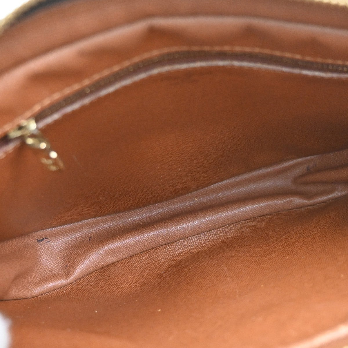 LOUIS VUITTON Jeune Fille GM Shoulder Bag Monogram Leather Brown M51225 61YJ067