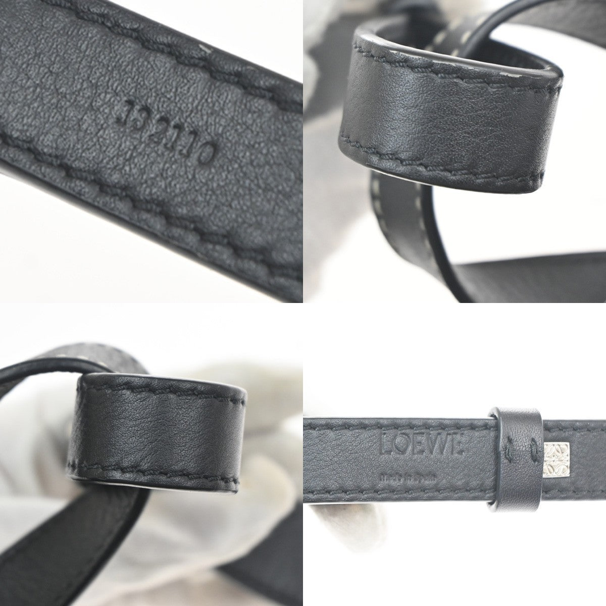 LOEWE Hammock Small Tricolor 2way Shoulder Hand Bag Leather BE BN BK 618RL944