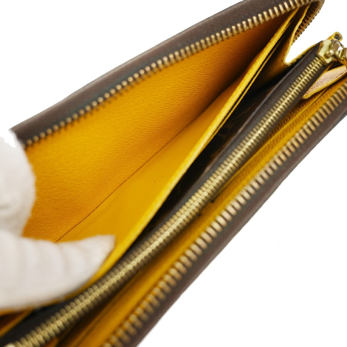 LOUIS VUITTON Portefeuille Clemence Long Wallet Monogram Brown M60744 83KB371