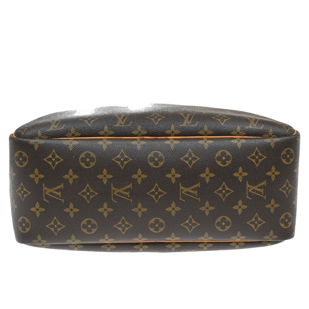LOUIS VUITTON LV Logo Deauville Hand Bag Monogram Leather Brown M47270 68DA006