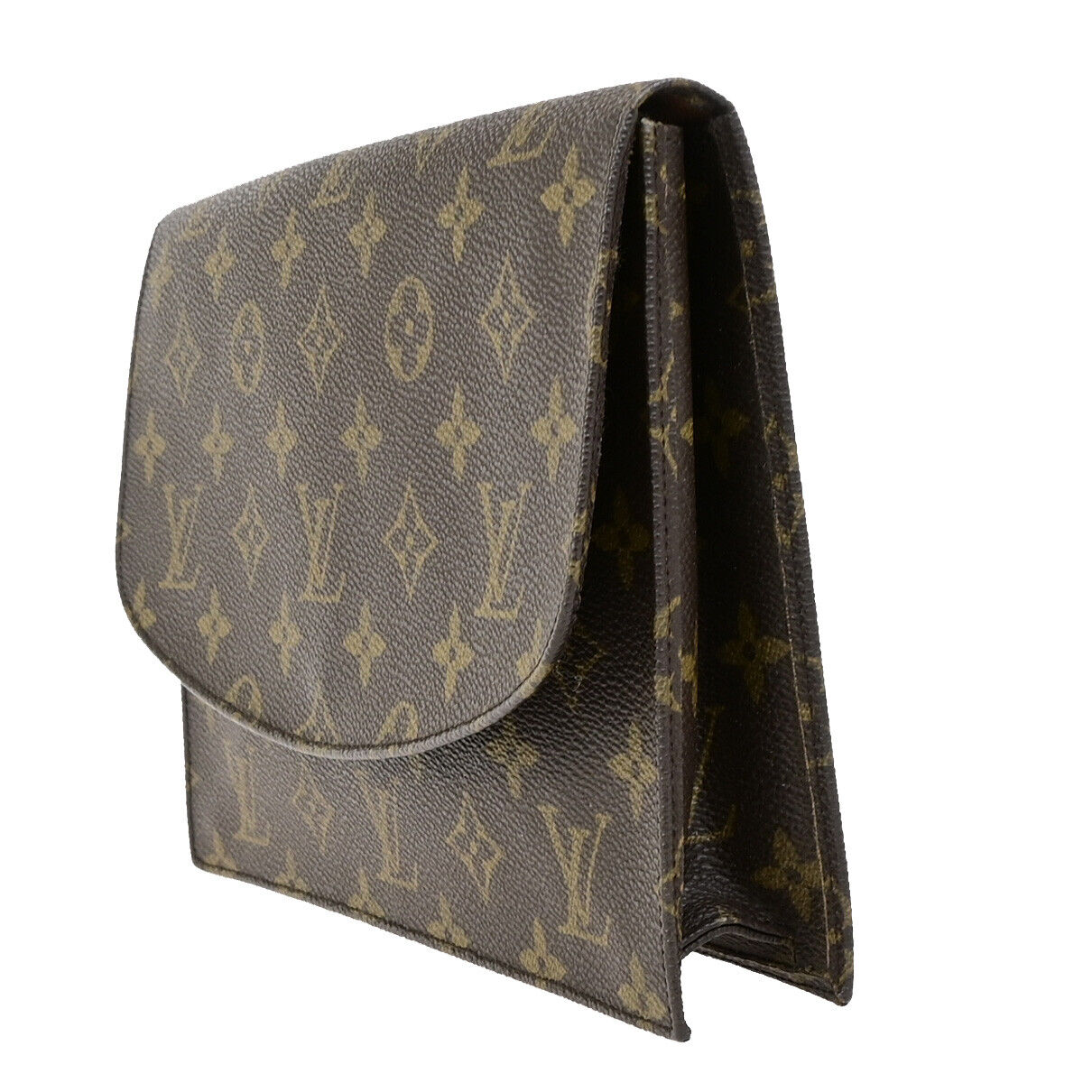 LOUIS VUITTON Pochette Rabat 23 Clutch Hand Bag Monogram Brown M51940 60SJ455