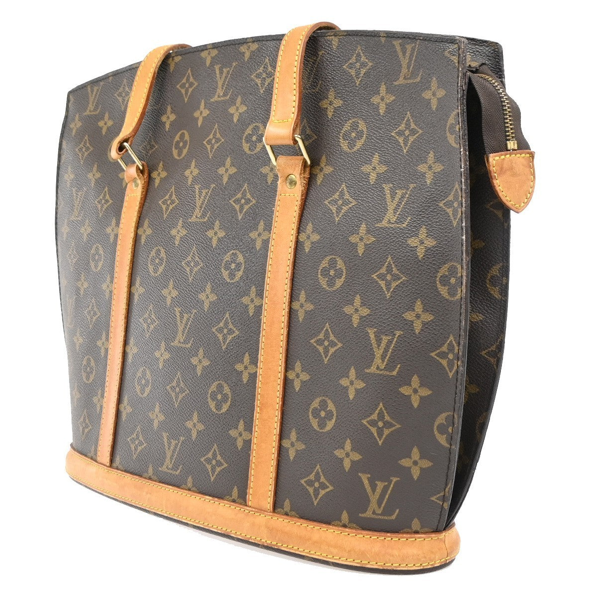 LOUIS VUITTON Babylone Shoulder Bag Monogram Leather Brown France M51102 86KP494